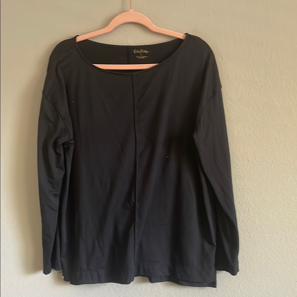 Lilly Pulitzer Black Long Sleeve Top